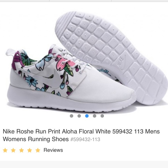 nike roshe floral print